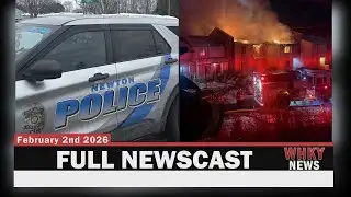 OFFICER INVOLVED SHOOTING, WEEKEND FIRES, SCHEDULE CHANGES | WHKY Full News, Mon. 2/2/26