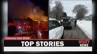 OFFICER INVOLVED SHOOTING, WEEKEND FIRES, SCHEDULE CHANGES | WHKY Top Stories, Tues. 2/2/26