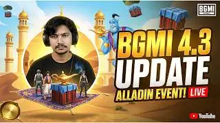OFFICIAL! BGMI 4.3 Update Confirmed! 🧞‍♂️ Aladdin Mode Aa Gaya! | Live Rank Push