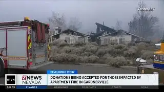 Officials asking for donations after Gardnerville Ranchos Fire