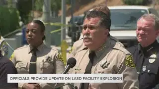 Officials give update on 3 LASD deputies killed in explosion at training facility
