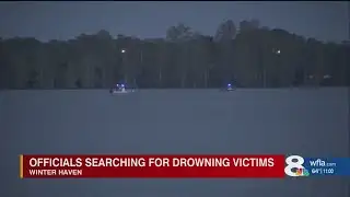 Officials search for drowning victims in Polk County lake