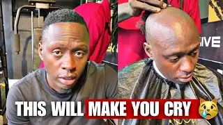 Oga Obinna BREAKS DOWN In Tears While Shaving His Head Bald For Raila 😭