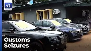 Ogun State Area Command Intercepts A Rolls Royce, 7 Trucks + More | News @ 5