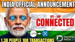 OH MY GOD: INDIA CONNECTS UPI TO XRP! (10 BILLION TRANSACTIONS) MODI PLAN! 🇮🇳