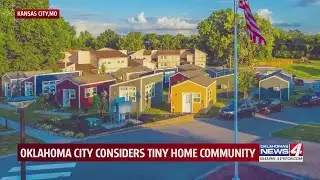 Oklahoma city considers tiny home community