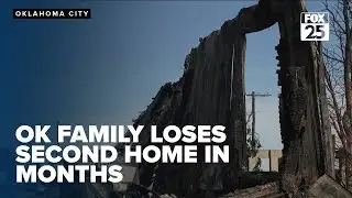 Oklahoma family loses second home in months to fire while thawing pipes