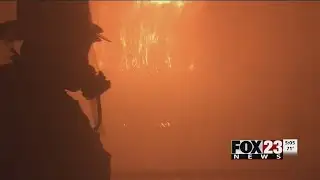 Oklahoma Fire School: See what firefighters experience when they rush into a fire