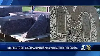 Oklahoma lawmaker files bill to build another Ten Commandments monument at state Capitol