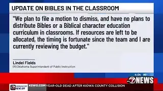Oklahoma State Superintendent Fields says Bible mandate will not be enforced