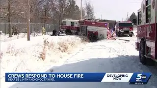 Oklahoma Winter Storm Update: Snow causes issues for first responders working during winter weather