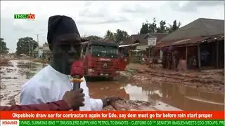 Okpebholo draw ear for contractors again for Edo, say dem must go far before rain start proper