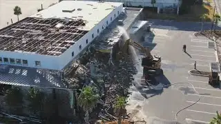 Old Bay County library building demolished