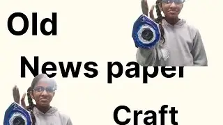 Old News paper craft | Creativity Muskan 