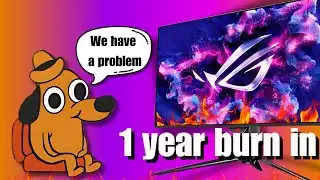 OLED Burn-in : 1 Year Update