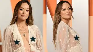 Olivia Wilde Stuns in Daring Sheer Dress at Oscars Party!
