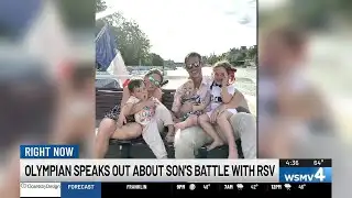 Olympian speaks out about son