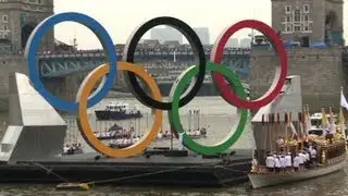 Olympic flame reaches end of its journey