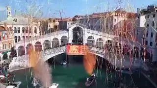 Olympic-themed Venice Carnival kicks off two-week celebrations