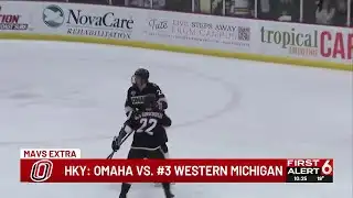 Omaha hockey upsets No. 3 Western Michigan