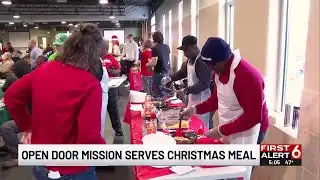 Omaha’s Open Door Mission serves 900 meals during Christmas banquets
