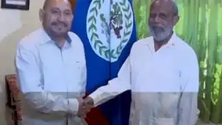 Omar Mitchell is Sworn in as the New Contractor General