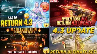 😱 OMG! M416 Glacier Return Confirmed ? | NEW M416 CONFIRMED ✅