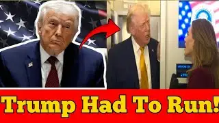 OMG! SICK Trump RUNS From Press In Air Force One DISASTER!