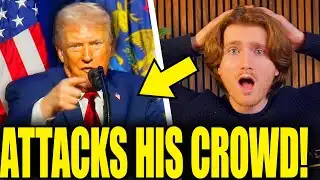 OMG! Trump ATTACKS HIS TINY CROWD … COLLAPSES In Speech!