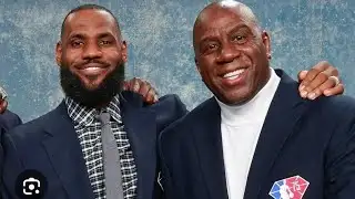 OMG WOW LEBRON JAMES PUT PRESSURE ON MAGIC JOHNSON. SMH
