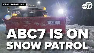 On snow patrol with the ABC7 news team