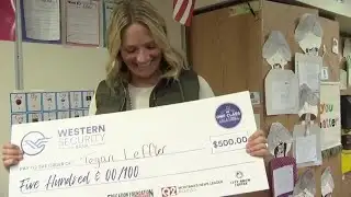 “One Class at a Time” honors teacher at Sandstone Elementary