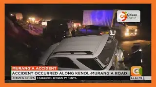 One dead, several injured in a road accident occurred along Kenol-Murang’a road