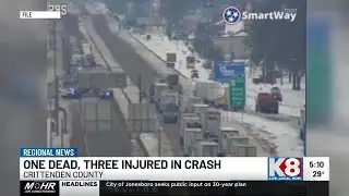 One killed, three injured in three-vehicle crash