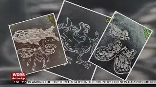 One Louisville man is bringing the community together through sidewalk chalk