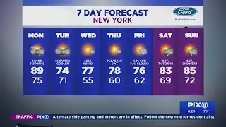 One more hot, humid day Monday before things cool off