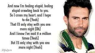 One More Night - Maroon 5 (Lyrics) 🎵