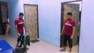 one person playing multiple characters on screen