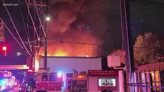 One person severely burned after gas line erupted, completely devastated home