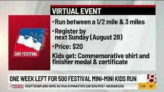 One week left for 500 festival mini-mini kids run