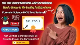 Online Test Your Knowledge Forensic Science & General Knowledge | Free Verified Certificate