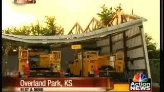 OP Public Works garage damaged by winds