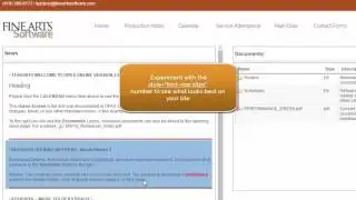 OPAS ONLINE: Formatting News Items