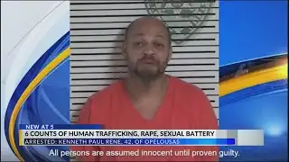 Opelousas man charged with human trafficking, rape, and more