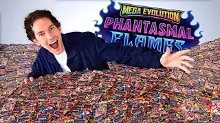 Opening 100x Pokémon Phantasmal Flames Booster Packs