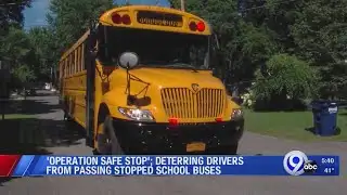 "Operation Safe Stop" deterring drivers from passing stopped school buses