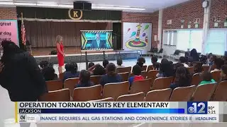 Operation Tornado visits Key Elementary