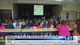 Operation Tornado visits Oakdale Elementary