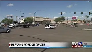 Oracle Road repaving