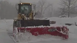 Orchard Park snowplow crew kept busy by lake-effect snowfall
